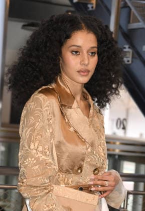 NEW YORK, NY- APRIL 7: Chase Infiniti pictured as the cast of Hulu™s The Testaments to Visit the Empire State Building Ahead of April 8 Premiere on April 7, 2026 in New York City. Copyright: xmpi099 MediaPunchx