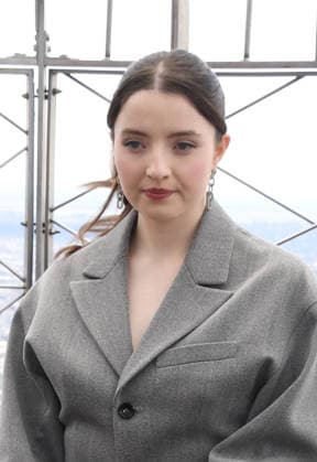 Cast of Hulu™s The Testaments visit the Empire State Building NEW YORK, NY- APRIL 7: Lucy Halliday pictured as the cast of Hulu™s The Testaments to Visit the Empire State Building Ahead of April 8 Premiere on April 7, 2026 in New York City. Credit: John Fycke AdMedia New York City New York USA EDITORIAL USE ONLY Copyright: xx JohnxFycke AdMediax admphotostwo980573