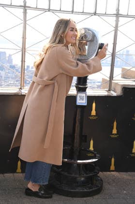 NEW YORK, NY - April 7: Lauren Conrad pictured as the cast of Laguna Beach: The Reunion visit the Empire State Building in New York City on April 7, 2026 ahead of the April 10 premiere on Roku . Copyright: xmpi099 MediaPunchx
