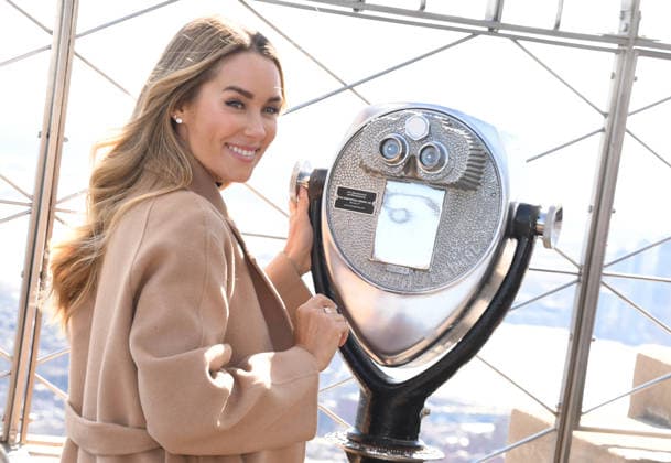 NEW YORK, NY - April 7: Lauren Conrad pictured as the cast of Laguna Beach: The Reunion visit the Empire State Building in New York City on April 7, 2026 ahead of the April 10 premiere on Roku . Copyright: xmpi099 MediaPunchx