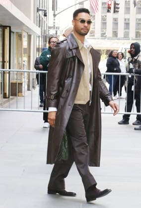 NEW YORK, NY- APRIL 7: Rege-Jean Page seen at NBC s Today Show on April 7, 2026 in New York City. Copyright: xRWx