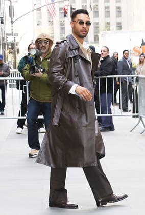 NEW YORK, NY- APRIL 7: Rege-Jean Page seen at NBC s Today Show on April 7, 2026 in New York City. Copyright: xRWx