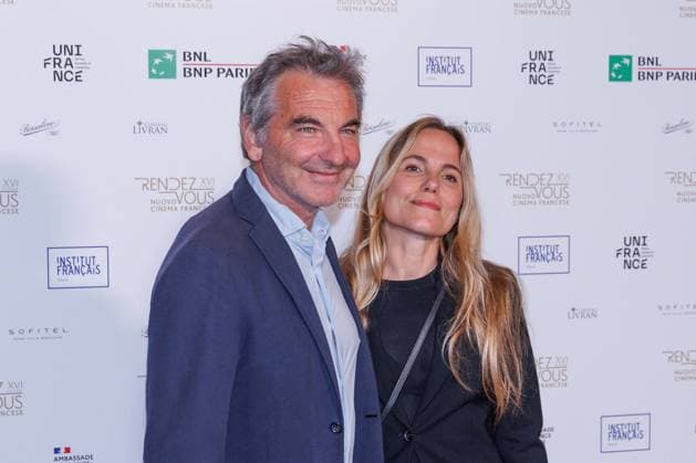 Foto IPP - Emanuela Vertolli Gruppo Editoriale LiveMedia Rome 07 04 2026 Nella foto: Nicola Giuliano and Ludovica Rampoldi attend the photocall for the presentation of the 16th edition of French film festival Rendez-Vous on April 07, 2026 in the French Embassy at Palazzo Farnese in Rome, Italy Italy Photo Press - World Copyright Photocall - Rendez-Vous News