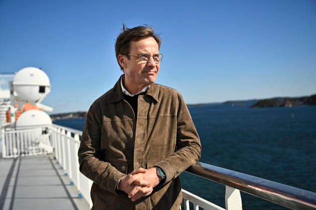 VISBY, SVERIGE 20260408 Statsminister Ulf Kristersson (M) aker färja till Gotland för besök. VISBY SVERIGE x10060x *** VISBY, SWEDEN 20260408 Prime Minister Ulf Kristersson M akes ferry to Gotland for visit VISBY SWEDEN x10060x  Copyright: xHenrikxMontgomery TTx STATSMINISTERN BESÖKER GOTLAND 9ffqP2nb6g4