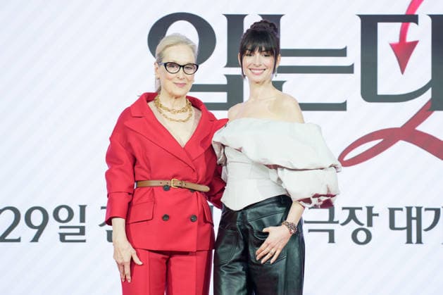The Devil Wears Prada 2 film press conference SEOUL, SOUTH KOREA, APR 08: Meryl Streep, Anne Hathaway during The Devil Wears Prada 2 film press conference at the Four Seasons Hotel Seoul in Seoul, South Korea, on April 08, 2026. Seoul the Four Seasons Hotel Seoul South Korea 8267_286923 Copyright: xStevexChoxKyewoong PentaxPressx