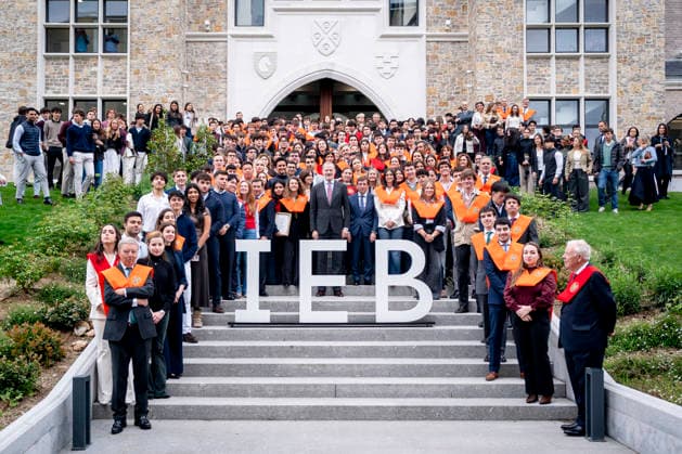 The King presides over the inauguration of the new university campus of the IEB King Felipe VI c during the inauguration of the new university campus of the Instituto de Estudios Bursátiles IEB , on April 8, 2026, in Madrid Spain Although the University Campus of the Instituto de Estudios Bursátiles IEB has been officially inaugurated today, it began its journey in 1989, as a Business School that launched the first Master in Stock Exchange and Financial Markets that was taught in Spain and in the Spanish-speaking world 08 APRIL 2026 A Pé Madrid Madrid Madrid Spain  Copyright: xA.xPÃ rezxMecax 7422755