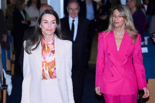 08-04-2026 Madrid Queen Letizia attended the 10th anniversary of the Young Talent program, the Talento Joven y Talento Joven Movilidad, at the Spanish Chamber of Commerce in Madrid. No Spain Â  Copyright: xPPEx