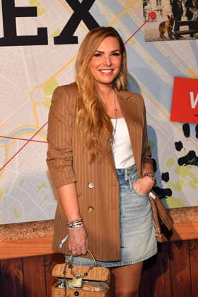 Alessandra Geissel arrives at the Kommissar Rex Season Premiere at Astor Film Lounge on April 8, 2026 in Munich, Germany Kommissar Rex Season Premiere in Munich, Germany