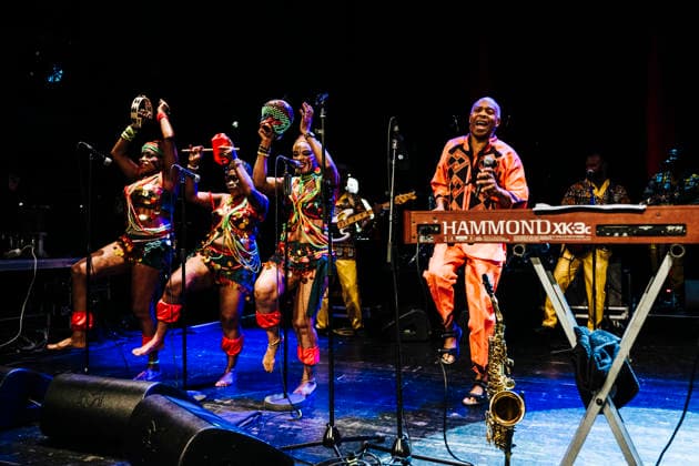 Konzert von Femi Kuti & The Positive Force in Berlin Konzert von Femi Kuti & The Positive Force am 08.04.2026 im Berliner Heimathafen Neukölln., Berlin Berlin Deutschland Neukölln