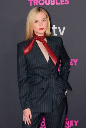 NEW YORK, NEW YORK - APRIL 08: Elle Fanning at Apple s Margo s Got Money Troubles premiere at Regal Union Square on April 08, 2026 in New York City.. Credit: Chris Gonzalez USA - ZUMAa123 20260408_zaa_a123_382 Copyright: xAdMediax