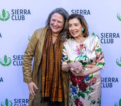 April 8, 2026, Los Angeles, California, USA: American Former Speaker of the House NANCY PELOSI, 86, stands with Lauren Blackford, the first female Executive Director of the Sierra Club in itÃ¢â‚¬â ¢s 134 year history, on the Red Carpet at the Skirball Cultural Center in Los Angeles, California. Pelosi received the 2026 Sierra ClubÃ¢â‚¬â ¢s Lifetime Achievement Award at the Sierra Club Trailblazers Ball for her exemplary support of environment stewardship. Los Angeles USA  - ZUMAk144 20260408_znp_k144_011 Copyright: xAmyxKatzx