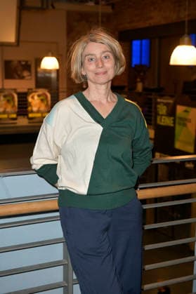 Sabine Westermaier bei der Premiere des Kinofilms Missing*Link im Rahmen der radioeins Reihe Der schöne Mittwoch im Kino in der KulturBrauerei. Berlin, 08.04.2026