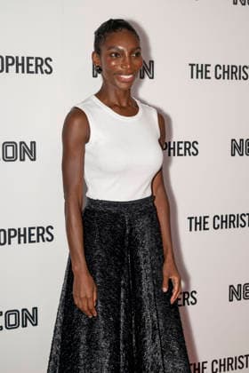 April 8, 2026, New York, New York, USA: MICHAELA COEL attends The Christophers premiere at Metrograph in New York. 8 April 2026 New York USA - ZUMAa265 20260408_zep_a265_044 Copyright: xEricxAcquayex