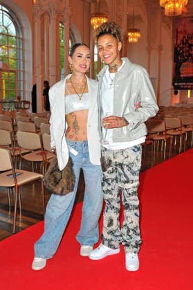 Kampf der RealityAllstars . Carina Nagel und Chika Ojiudo-Ambrose anläßlich des Kino-Preview Kampf der RealityAllstars am 08.04.2026 in Köln. 20260408MWI111254