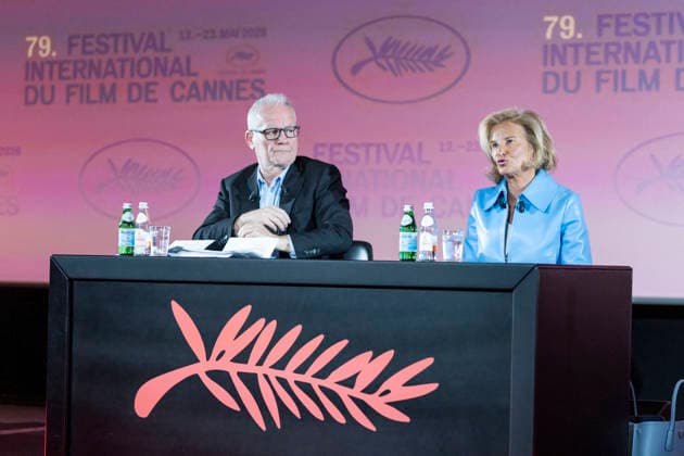 Thierry Frémaux, délégué général du festival de Cannes, Iris Knobloch, présidente du festival de Cannes Press conference with the official announcement of the films in competition for the 79th Cannes International Film Festival on April 9, 2026 Olivier Borde Bestimage Press conference with the official announcement of the films in competition for the 79th Cannes International Film Festival on April 9, 2026 Paris France  Copyright: xOLIVIERxBORDEx xBESTIMAGExOLIVIERxBORDEx xBESTIMAGEx