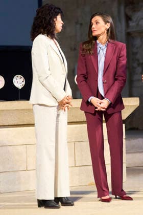 09-04-2026 Lleida Queen Letizia and Ana Maria Redondo during a meeting with the Association of women entrepreneurs of Lleida (Association De Dones Empresaries De Lleida) and the presentation of the 16th Ap!lleida awards in Lleida. No Spain  Copyright: xPPEx