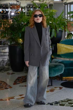 April 8, 2026, Rome, Italy: Isabelle Huppert attends the photocall of movie La donna più ricca del mondo (La femme la plus riche au monde) at Sofitel Hotel Villa Borghese. Rome Italy - ZUMAs197 20260408_aaa_s197_159 Copyright: xMarioxCartellix