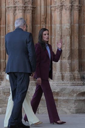 Queen Letizia meets with the Associació de Dones Empresàries Queen Letizia, meets with the Associació de Dones Empresàries de Lleida, on April 9, 2026, in Lleida, Catalunya Espana The meeting, held in the Seu Vella de Lleida and behind closed doors, is part of the events of the 20th anniversary of the association and precedes the delivery of the XVI Premis Ap Lleida, which recognize the leadership and trajectory of women entrepreneurs and professionals of the territory, is part of the events of the 20th anniversary of the association and precedes the delivery of the XVI Premis Ap Lleida, which recognizes the leadership and career of businesswomen and professionals in the territory 09 APRIL 2026 Lleida, Catalunya Lleida, Catalunya Spain Copyright: xDavidxZorrakinox 7426323