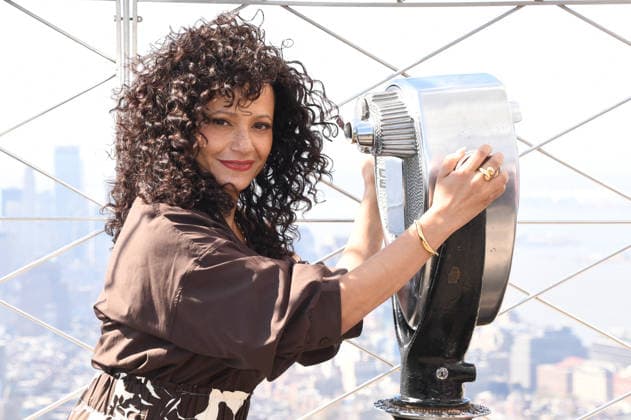 NEW YORK, NY- APRIL 9: Judy Reyes visits the Empire State Building ahead of the Season Finale of Scrubs revival on ABC on April 9, 2026 in New York City. Copyright: xMediaPunchx