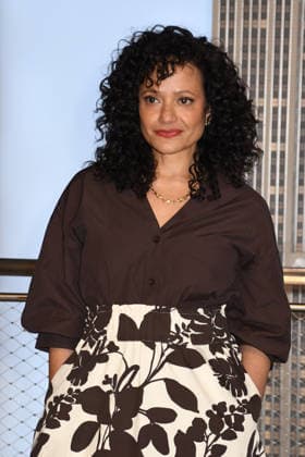 NEW YORK, NY- APRIL 9: Judy Reyes visits the Empire State Building ahead of the Season Finale of Scrubs revival on ABC on April 9, 2026 in New York City. New York City USA  - ZUMAa123 20260409_zaa_a123_004 Copyright: xJohnxFyckex