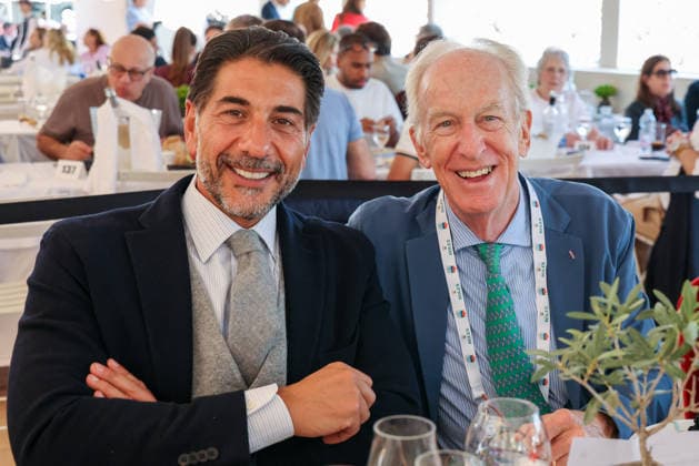 Mustapha El Sohl president since 2009 of the Association of Honorary Consuls of Monaco and Mike Powers during the fifth day of the Rolex Monte Carlo Masters at the Monte Carlo Country Club in Monaco, on April 9, 2026 Claudia Albuquerque Bestimage Celebs during the fifth day of the Rolex Monte Carlo Masters at the Monte Carlo Country Club in Monaco, on April 9, 2026 Monte Carlo Monaco  Copyright: xClaudiaxAlbuquerquex xBestimagexClaudiaxAlbuquerquex xBestimagex