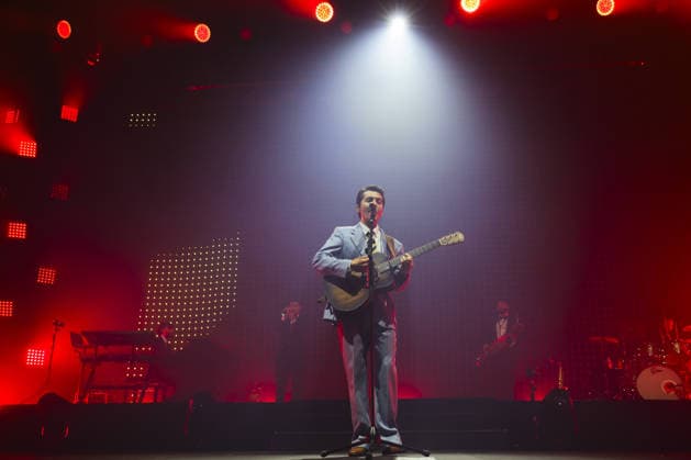 Music Concert - Fulminacci - Palazzacci Tour 2026 Fulminacci - stage name of Filippo Uttinacci - performs live during the concert of Palazzacci Tour 2026 on stage of Palazzo dello Sport on April 09, 2026 in Rome, Italy Rome Palazzo dello Sport Italy Copyright: xRobertoxBettacchix xLiveMediax LPM_2380968