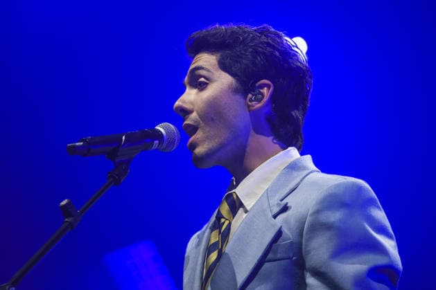 Music Concert - Fulminacci - Palazzacci Tour 2026 Fulminacci - stage name of Filippo Uttinacci - performs live during the concert of Palazzacci Tour 2026 on stage of Palazzo dello Sport on April 09, 2026 in Rome, Italy Rome Palazzo dello Sport Italy Copyright: xRobertoxBettacchix xLiveMediax LPM_2381147