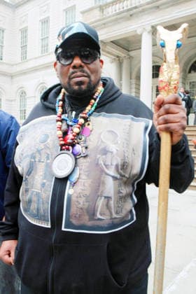 **FILE PHOTO** Afrika Bambaataa Has Passed Away. 12 March 2014 -New York, NY- Recording Artist Afrika Bambatta, Founder Universal Zulu Nation attends the New York City Council presentations of proclamations to Hip Hop Legends, Pioneers and Contributors during a formal New York City Council session held at New York City Hall in the Council Chambers on March 12, 2014 in New York City. Copyright: xmpi43 MediaPunchx