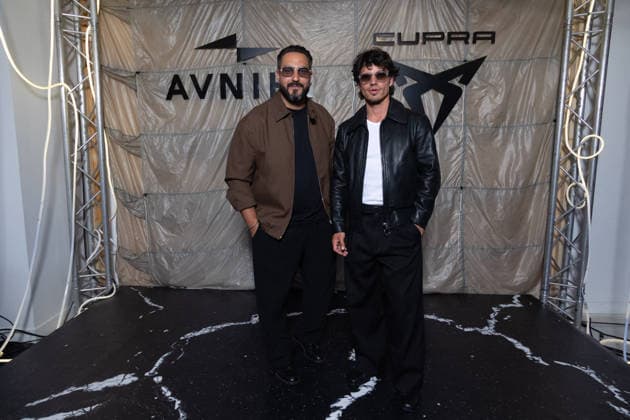Cupra Raval x Avnier Launch Event Jeffrey Cagnes, Kevin Dias attends Cupra Raval x Avnier Launch Event on April 09, 2026 in Paris, France. Photo by Nasser Berzane ABACAPRESS.COM Paris France  Copyright: xBerzanexNasser ABACAx