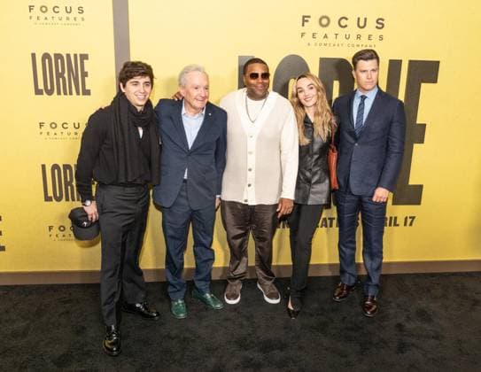 April 9, 2026, Bronx, New York, USA: Marcello Hernandez, Lorne Michaels, Kenan Thompson, Chloe Fineman and Colin Jost attend Focus Features premiere of Lorne at Alice Tully Hall in New York, NY on April 9, 2026. Bronx USA - ZUMAr339 20260409_znp_r339_189 Copyright: xLevxRadinx