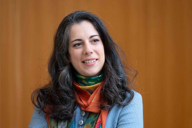 Marie JACQUOT, Musikerin, Chefdirigentin WDR Sinfonieorchester, Portraet, Portrait, Porträt, Einzelbild, angeschnittenes Einzelmotiv, Pressekonferenz anlaesslich der Vorstellung der neuen Chefdirigentin des WDR Sinfonieorchesters, beim WDR in Koeln am 10.04.2026,