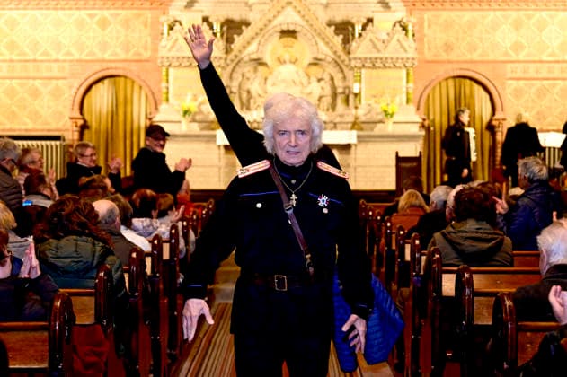 Peter Orloff & der Schwarzmeer Kosaken Chor live bei einem Konzert ihrer Abschiedstournee in der Lutherkirche. Görlitz, 09.04.2026