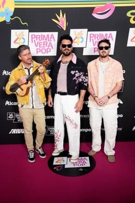 Photocall of the festival Los40 Primavera Pop Madrid 2026 The group Bombai during the photocall of the Festival Los40 Primavera Pop Madrid 2026, at the Movistar Arena, on the 10th of April 2026, in Madrid Spain The festival brings together some of the biggest names in pop and urban music of the moment in a macro-concert night to celebrate the 60th anniversary of Los40 Thousands of attendees enjoy live the greatest hits that dominate the charts 10 APRIL 2026 MUSIC LOS40 PRIMAVERA POP CONCERT MUSIC MUSICIANS FAMOUS SINGERS CULTURE ENTERTAINMENT A Pé Madrid Madrid Madrid Spain  Copyright: xA.xPÃ rezxMecax 7429671