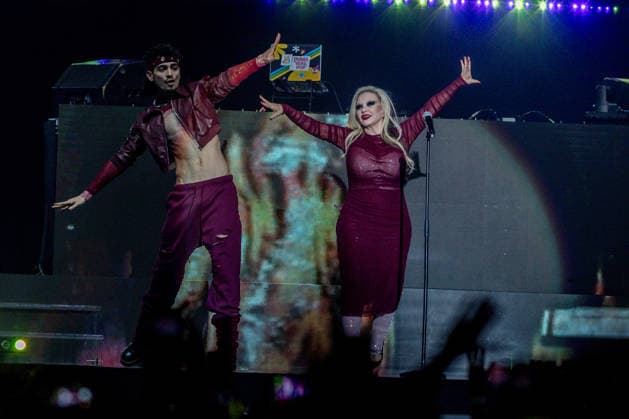 Festival Los40 Primavera Pop Madrid 2026 The group Fangoria performs during the Festival Los40 Primavera Pop Madrid 2026, at the Movistar Arena, on the 10th of April 2026, in Madrid Spain The festival brings together some of the biggest names in pop and urban music of the moment in a macro-concert night on the occasion of the 60th anniversary of LOS40 Thousands of attendees enjoy live the greatest hits that dominate the charts 10 APRIL 2026 MUSIC LOS40 PRIMAVERA POP CONCERT MUSIC MUSICIANS FAMOUS SINGERS CULTURE ENTERTAINMENT Madrid Madrid Spain  Copyright: xRicardoxRubiox 7429780