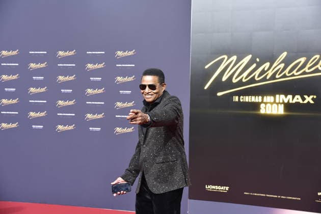 MICHAEL INTERNATIONALE PREMIERE IN BERLIN Jackie Jackson Ankunft, roter Teppich zum PhotoCall im Rahmen der Intgernationalen Premiere von Global Fan Celebrartion MICHAEL in Berlin am 10.04.2026