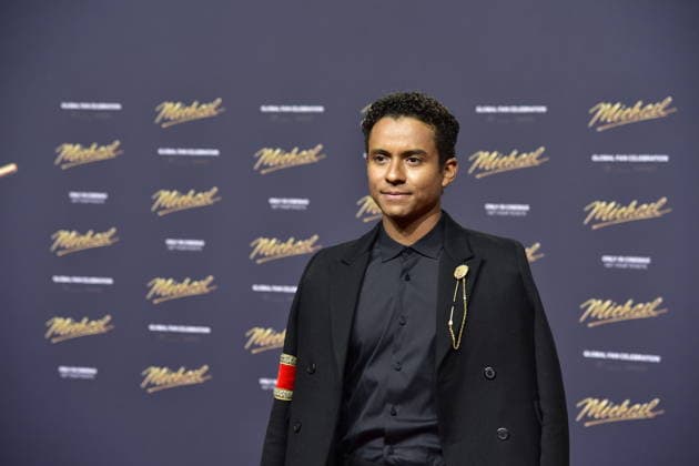 MICHAEL INTERNATIONALE PREMIERE IN BERLIN Jaafar jackson, Neffe von Michael Jackson, spielt die Rolle seines Onkels Ankunft, roter Teppich zum PhotoCall im Rahmen der Intgernationalen Premiere von Global Fan Celebrartion MICHAEL in Berlin am 10.04.2026