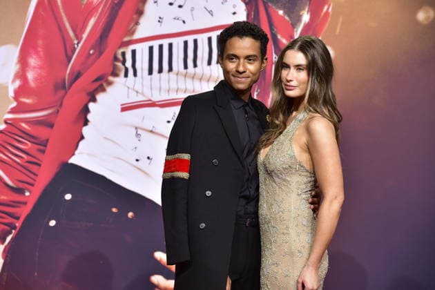 MICHAEL INTERNATIONALE PREMIERE IN BERLIN Jaafar Jackson mit Freundin Maddie Simpson Ankunft, roter Teppich zum PhotoCall im Rahmen der Intgernationalen Premiere von Global Fan Celebrartion MICHAEL in Berlin am 10.04.2026