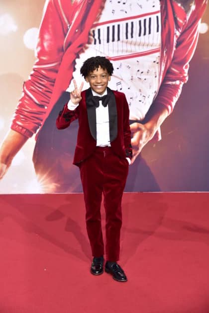 MICHAEL INTERNATIONALE PREMIERE IN BERLIN Gast der junge MICHAEL JACKSON Ankunft, roter Teppich zum PhotoCall im Rahmen der Intgernationalen Premiere von Global Fan Celebrartion MICHAEL in Berlin am 10.04.2026