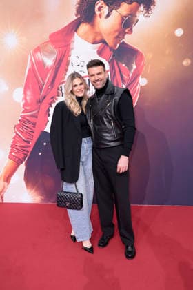 Jay Khan und Jessie Noe Scheuermann bei der Michael Film Premiere am 11.04.2026 in Berlin Michael Filmpremiere in Berlin