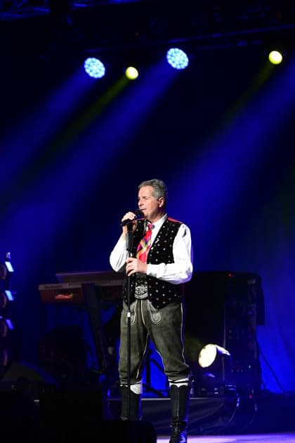Norbert Rier von den Kastelruther Spatzen mit ihrer neuen Tour öFriedensadler˜ zu Gast im Messe- und Veranstaltungspark. Löbau, 09.04.2026 Copyright: xMatthiasxWehnertx