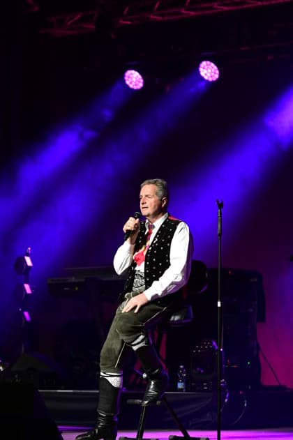 Norbert Rier von den Kastelruther Spatzen mit ihrer neuen Tour öFriedensadler˜ zu Gast im Messe- und Veranstaltungspark. Löbau, 09.04.2026 Copyright: xMatthiasxWehnertx
