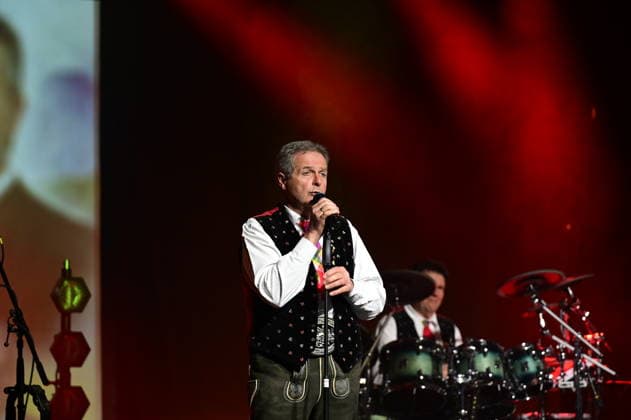 Norbert Rier von den Kastelruther Spatzen mit ihrer neuen Tour öFriedensadler˜ zu Gast im Messe- und Veranstaltungspark. Löbau, 09.04.2026 Copyright: xMatthiasxWehnertx