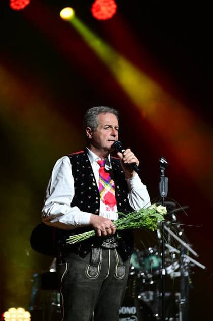 Norbert Rier von den Kastelruther Spatzen mit ihrer neuen Tour öFriedensadler˜ zu Gast im Messe- und Veranstaltungspark. Löbau, 09.04.2026 Copyright: xMatthiasxWehnertx