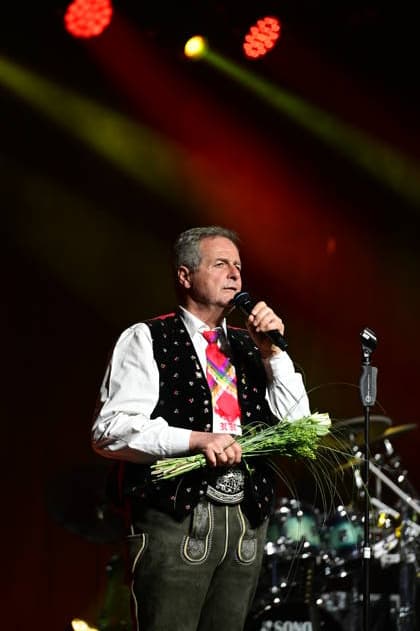 Norbert Rier von den Kastelruther Spatzen mit ihrer neuen Tour öFriedensadler˜ zu Gast im Messe- und Veranstaltungspark. Löbau, 09.04.2026 Copyright: xMatthiasxWehnertx
