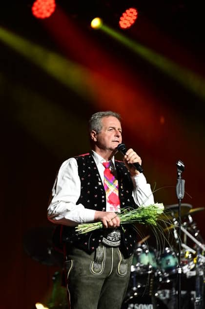 Norbert Rier von den Kastelruther Spatzen mit ihrer neuen Tour öFriedensadler˜ zu Gast im Messe- und Veranstaltungspark. Löbau, 09.04.2026 Copyright: xMatthiasxWehnertx