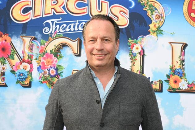 Heinrich Philipp Becker, Geschäftsführender Gesellschafter der Privatbrauerei Gaffel kommt zur Kölner Premiere des Circus Roncalli