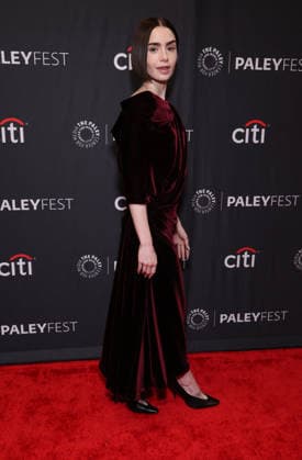 2026 PaleyFest LA - Emily in Paris Lily Collins , At 2026 PaleyFest LA - Netflix s Emily in Paris At The Dolby Theatre In Hollywood CA, USA on April 10 , 2026. Photo by Fati S ABACAPRESS.COM Hollywood CA United States  Copyright: xFatixSadou ABACAPRESS.COMx