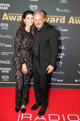 Miriam Mack and Michael Mack during the Radio Regenbogen Award 2026 at Europa-Park on April 10, 2026 in Rust, Germany Radio Regenbogen Award at Europapark in Rust, Germany