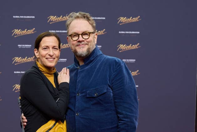 Ulrike Frank mit Ehemann Marc Schubring - Internationale Premiere & Global Fan Celebration von Michael an der Uber Eats Music Hall in Berlin am 10.04.2026. Kinopremiere Michael