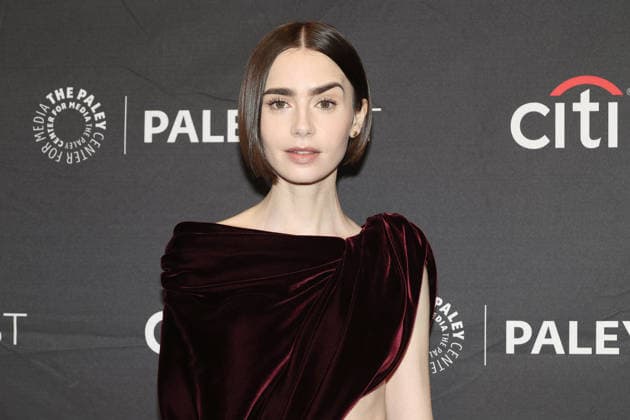 April 10, 2026, Los Angeles, California, USA: Lily Collins at the Netflix Emily in Paris event during PaleyFest LA at Dolby Theatre Los Angeles USA  - ZUMAg107 20260410_zep_g107_045 Copyright: xNinaxPrommerx